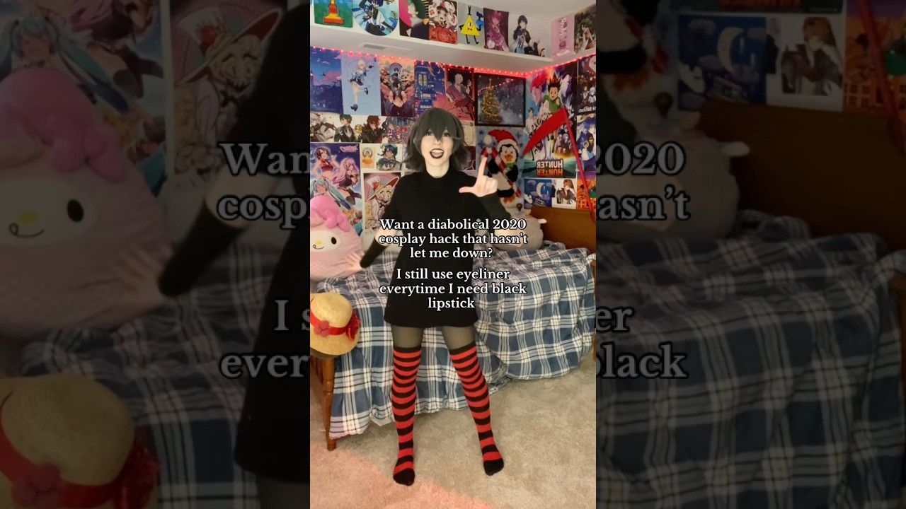 Why get another product if it works well 🙏 Almost spelled “Diabolik” 💀 #cosplay #maviscosplay