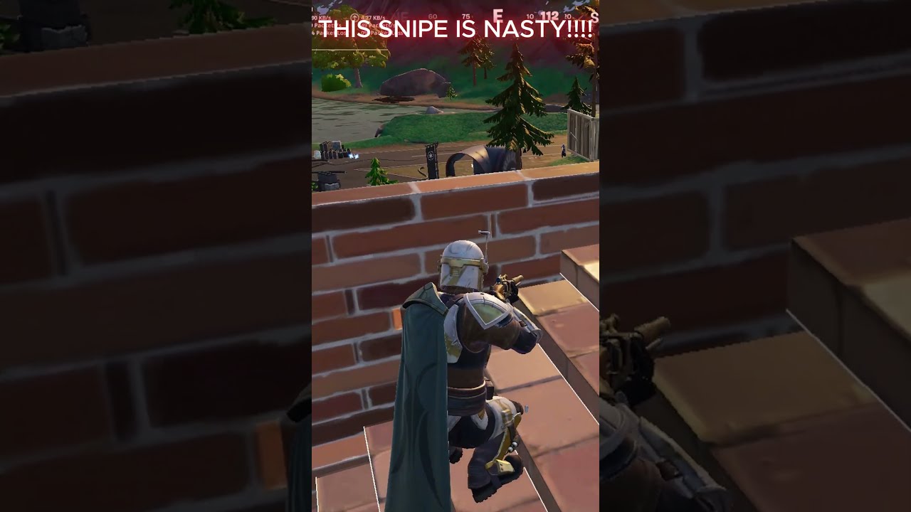 THIS SNIPE IS NASTY Fortnite Battleroyalegame Snipe