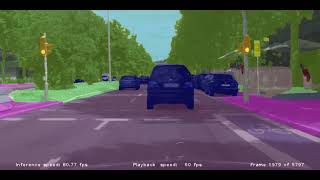 Real Time Semantic Segmentation of 1K-by-2K 60fps Video
