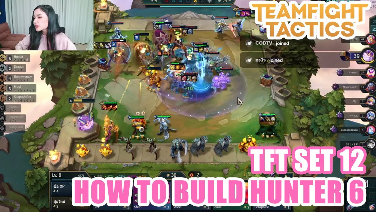 How to build hunter 6 Dragon 3 in TFT set 12