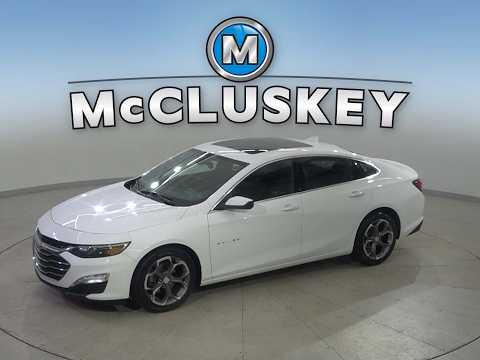 A61096XT Used 2020 Chevrolet Malibu LT White For Sale, Review, Test Drive