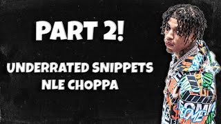 NLE CHOPPA'S MOST UNDERRATED SNIPPETS (PART 2)