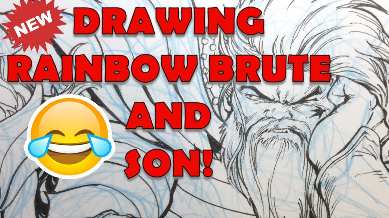 MEET RAINBOW BRUTE’S SON: SHERO POCKET. LET’S DRAW!