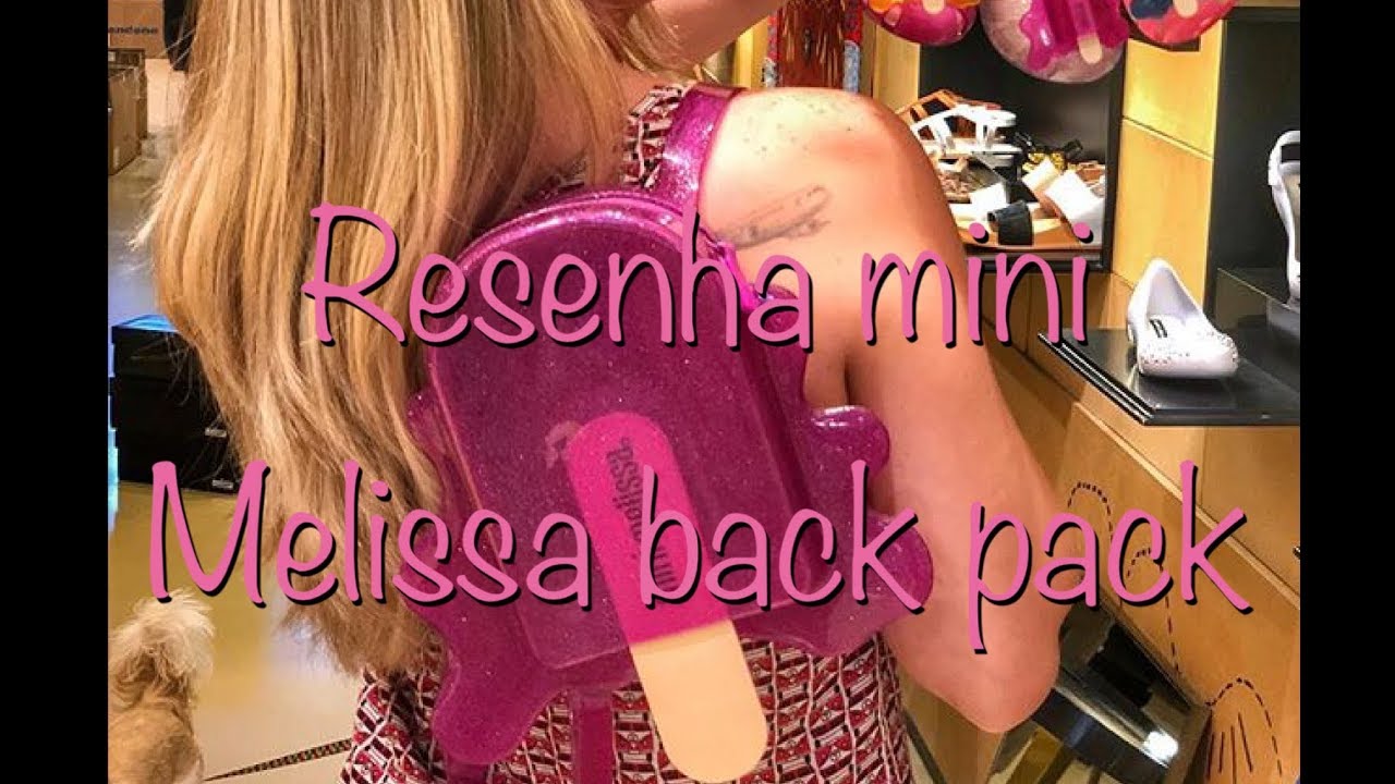 mini melissa back pack