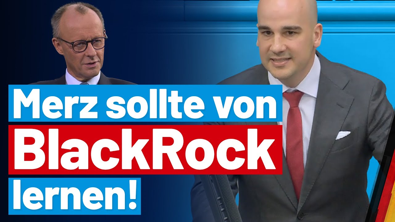 Wokeness: Merz sollte von BlackRock lernen! - Robert Teske - AfD-Fraktion im Bundestag