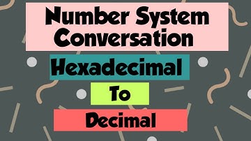 HSC ICT | CHAPTER 3 A | NUMBER SYSTEM Conversation-06 |  Hexadecimal To Decimal