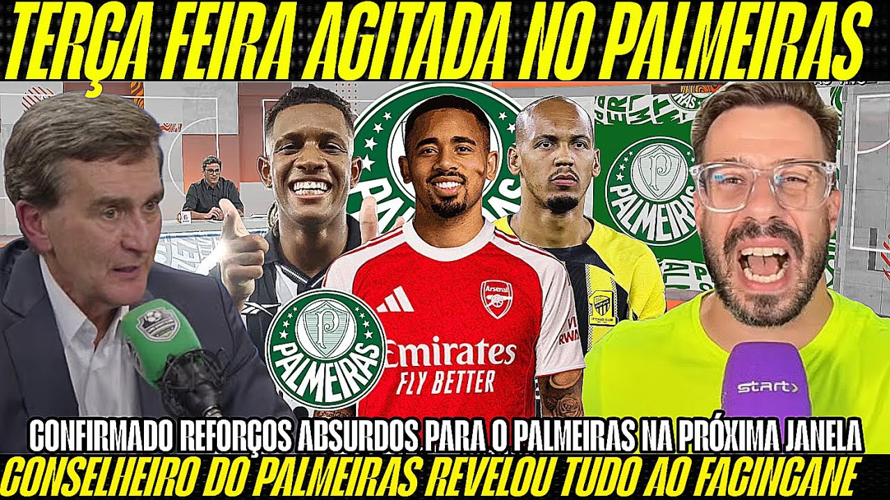 VAZOU NA MADRUGADA! CONFIRMADO GRANDES REFORÇOS NÍVEL EUROPEU NO VERDÃO! NOTÍCIAS DO PALMEIRAS HOJE