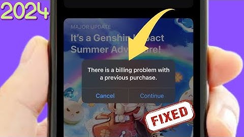 how to fix there is a billing problem with a previous purchase | 2024