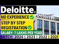 Deloitte Recruitment 2024 | Deloitte OFF Campus Drive For 2024 , 2023 , 2022 Batch Hiring