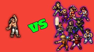Goro Daimon vs Unidades The King of Fighters - Metal Slug Defense