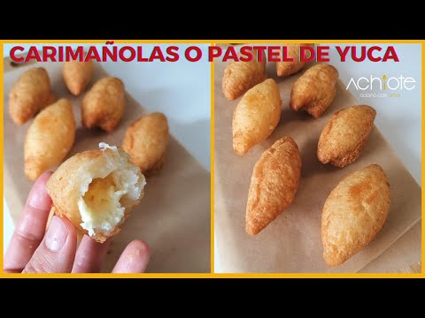 CARIMAÑOLAS o PASTEL DE YUCA | Rellenas de Queso y Carne | Atrévete a probarlas, te encantarán!