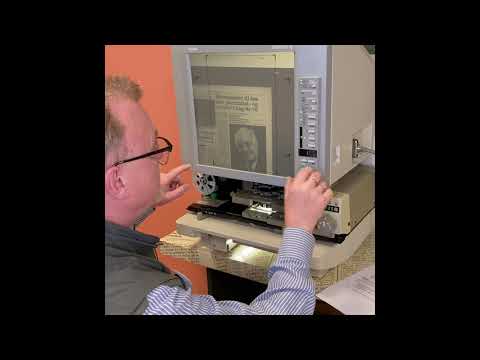 Microfilm på Kolding Bibliotek -  vejledning
