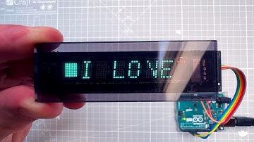 Audio VFD Display Module with Arduino UNO - how to use this module, full tutorial