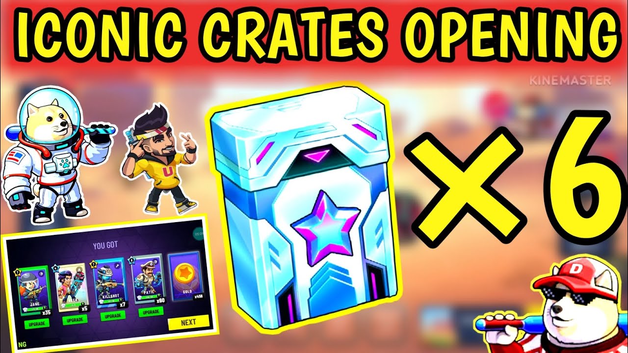 ICONIC CRATES OPENING FOR VEER CHARACTER CARDS || BATTLE STARS ICONIC CRATE