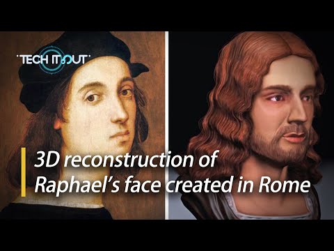 3D reconstruction of Raphael's face created in Rome