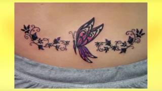 lower back tattoo design for girls