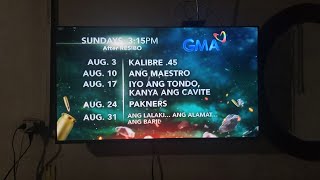 Gma - Fpj Sa Gma Lineup August 3-31 4-Aug-2025