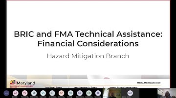 BRIC and FMA Technical Assistance Series: Financial Considerations