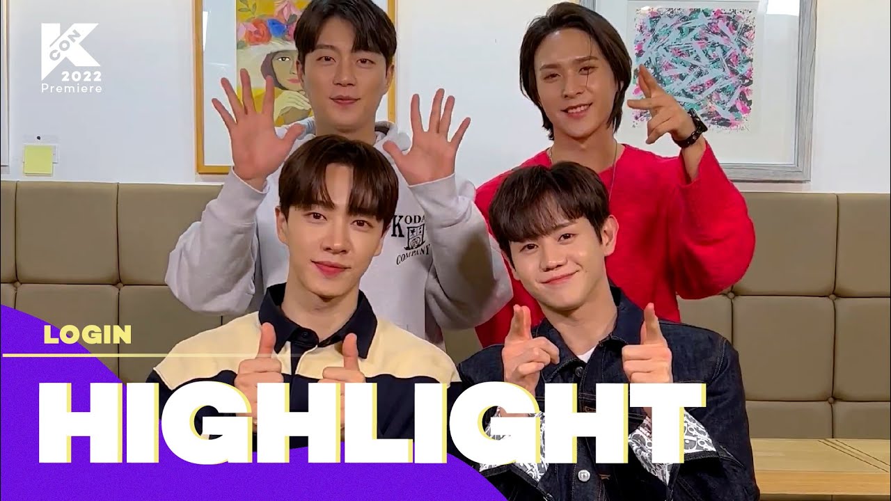 LOGIN ð | HIGHLIGHT (하이라이트) | KCON 2022 Premiere - YouTube