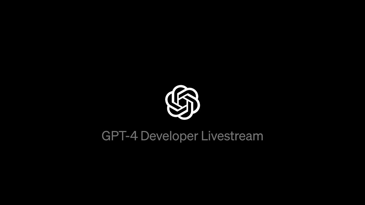 ⁣GPT-4 Developer Livestream