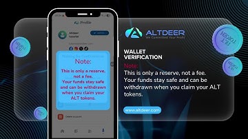 Welcome to ALTDeer WALLET VERIFI