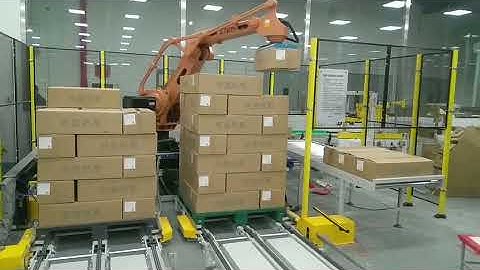 STEP Robotics soap box robotic arm palletizing