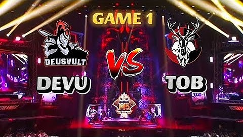 DEVU VS TOB GAME 1 | M5 WORLD CHAMPIONSHIP | DAY 2 @MobileLegends5v5MOBA