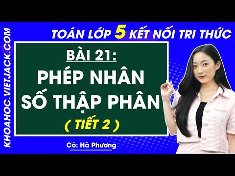 Video Nhân một số thập phân với một số thập phân - Toán lớp... - youtube