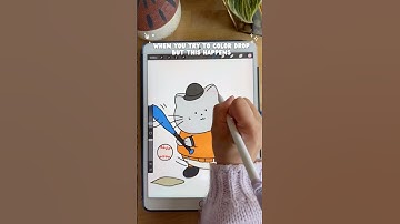 color drop issue? 💧try this! ✍️ #procreatetutorial #procreate