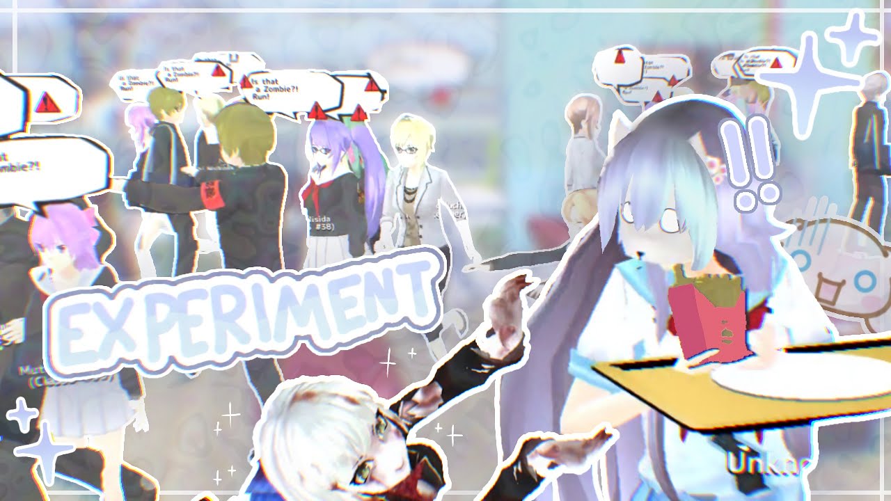 ★🧪 ZOMBIE EXPERIMENT in the BURGER RESTAURANT 🍴🧟‍♂️『 School Girls Simulator 』