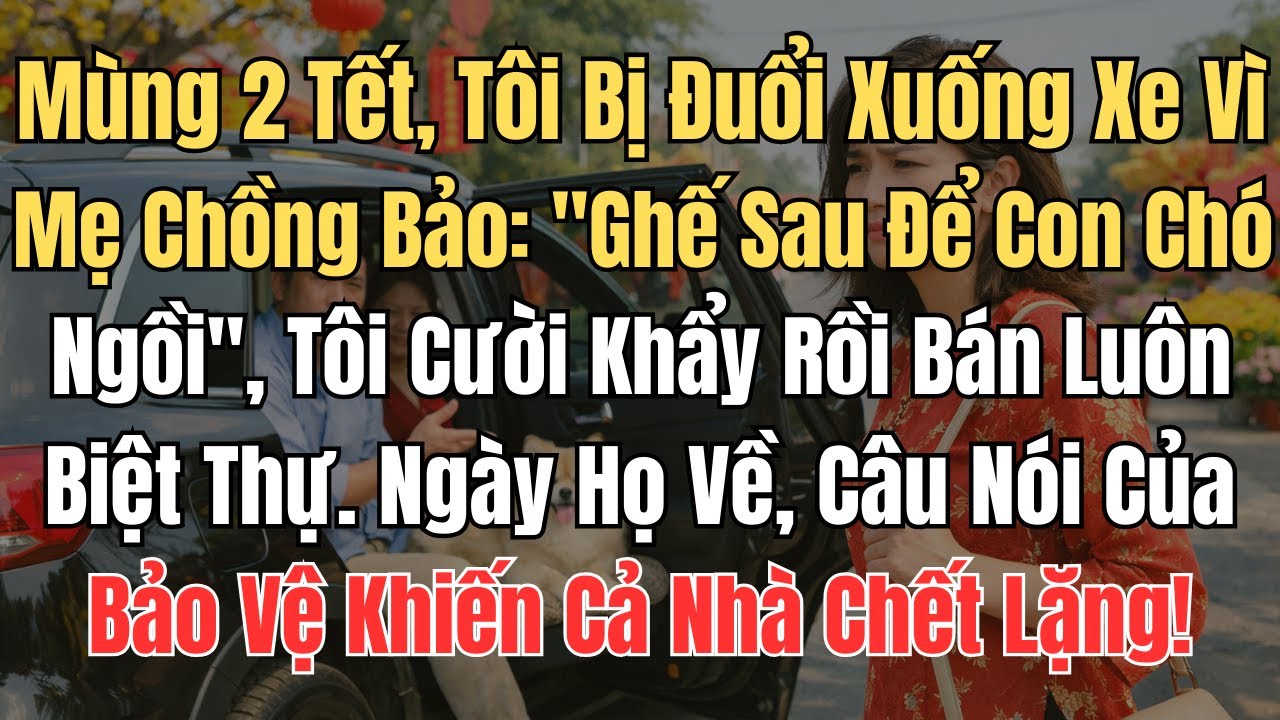 Mùng 2 Tết, Tôi Bị Đuổi Xuống Xe Vì Con Chó Của Mẹ Chồng, Tôi Bán Luôn Nhà Khiến Nhà Chồng Trắng Tay