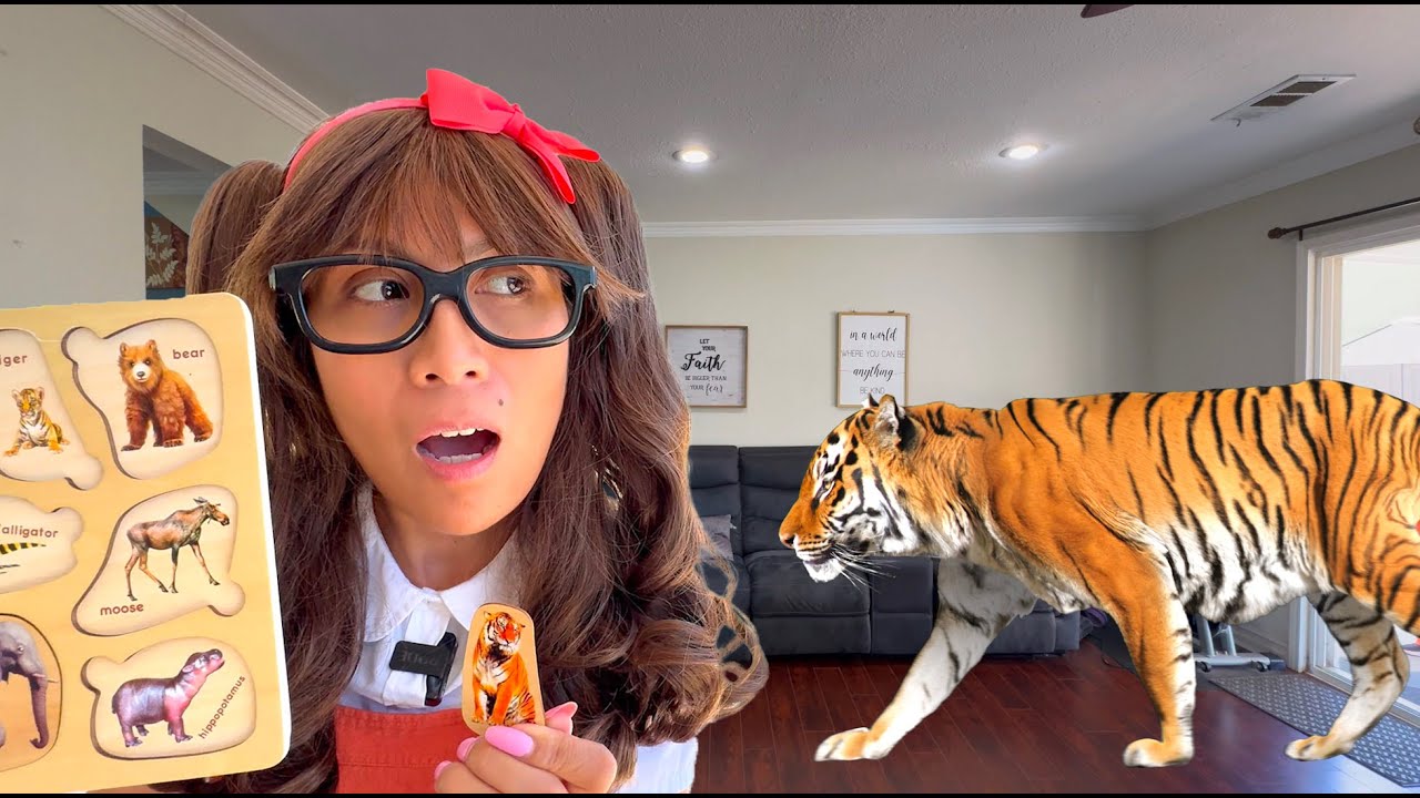 Wild and Farm Animals for Kids | Soso's 21 Animal Puzzle Pieces Turned Real!