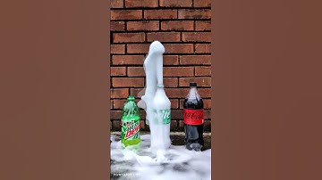 Coke And Pepsi Sodas Vs Mentos (IN REVERSE) #satisfying #experiment #asmr
