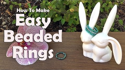 Jewelry Making Tutorial: How To Make Easy Beaded Rings
