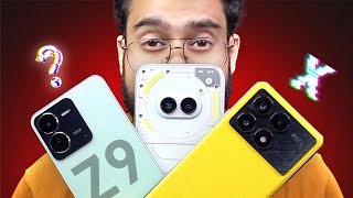 Nothing Phone 2a vs POCO X6 Pro vs iQOO Z9 *Full Comparison* ⚡ Best Phone Under ₹25,000?