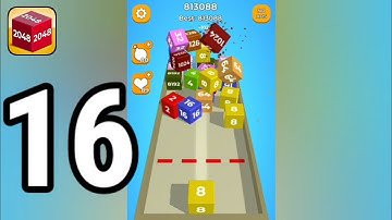 Chain Cube: 2048 3D - Gameplay Walkthrough Part 16 (Android, iOS)