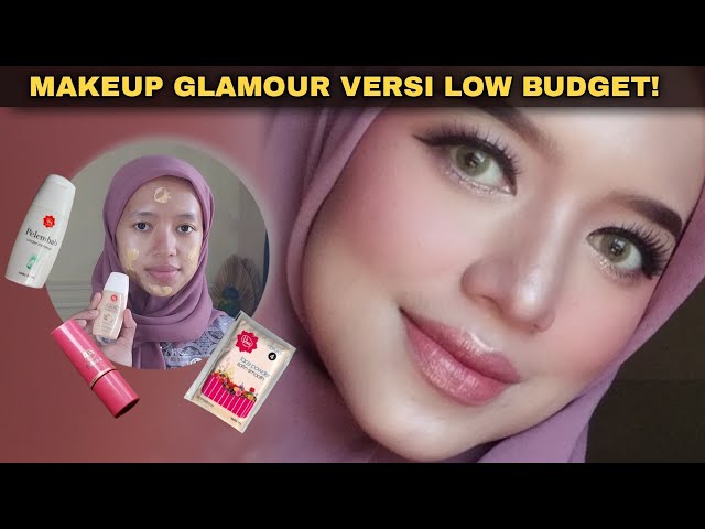 TERBONGKAR❗️CARA MAKEUP GLAMOUR PAKAI PRODUK MURAH class=