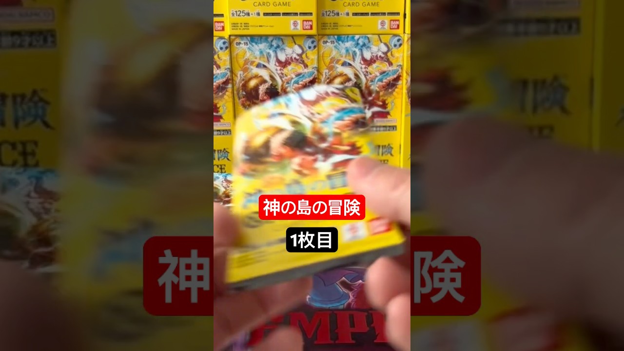 神の島の冒険　12ボックス開封　カード全て 神の島の冒険 12ボックス開封 カード全て ワンピースカード「神の島の