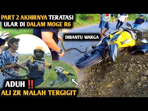 MALAH BUAT CANDAAN BIKIN NGAKAK KELUARIN ULAR DI DALAM MOGE R6 INI AKIBATNYA