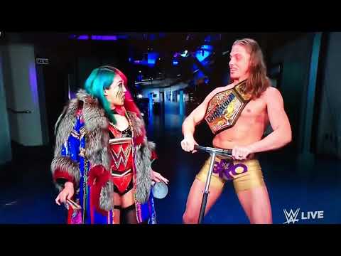 Matt Riddle looks High forgets his lines and botches promo with Asuka