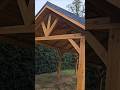 altana ogrodowa 3x6 ssłupy14x14 krokiew 7x14 #stolarstwo #mebel #woodworking