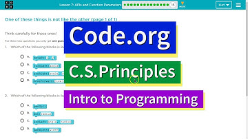 APIs and Function Parameters Lesson 7.15 CS Principles Code.org Tutorial with Answers