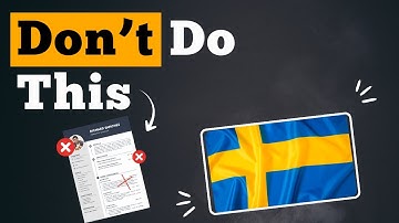5 CV Mistakes You MUST Avoid in Sweden [with real examples]