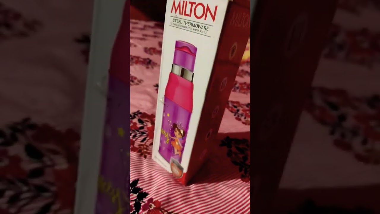 Unboxing Milton Water bottle.