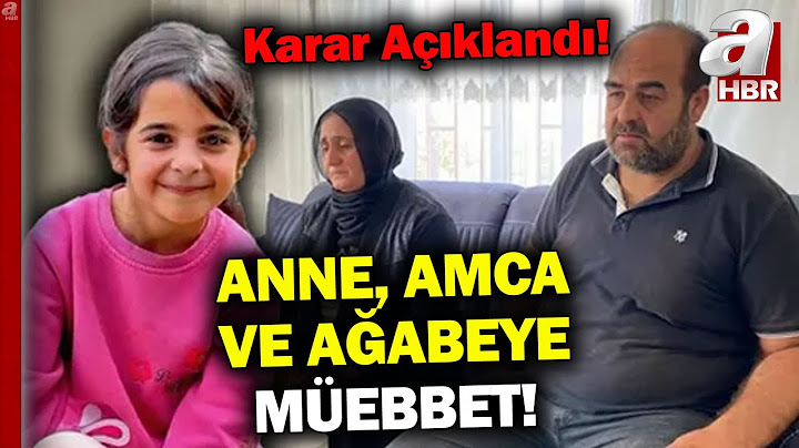 Narin Cinayeti Davasında Cezalara Onama! Karar Açıklandı! | A Haber