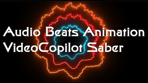 Tutorial Audio Beats Animation Video Copilot Saber | After Effects