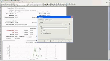 Instrumat shows how to make custom reports for the Malvern Zetasizer DTS Vers 7.01 software
