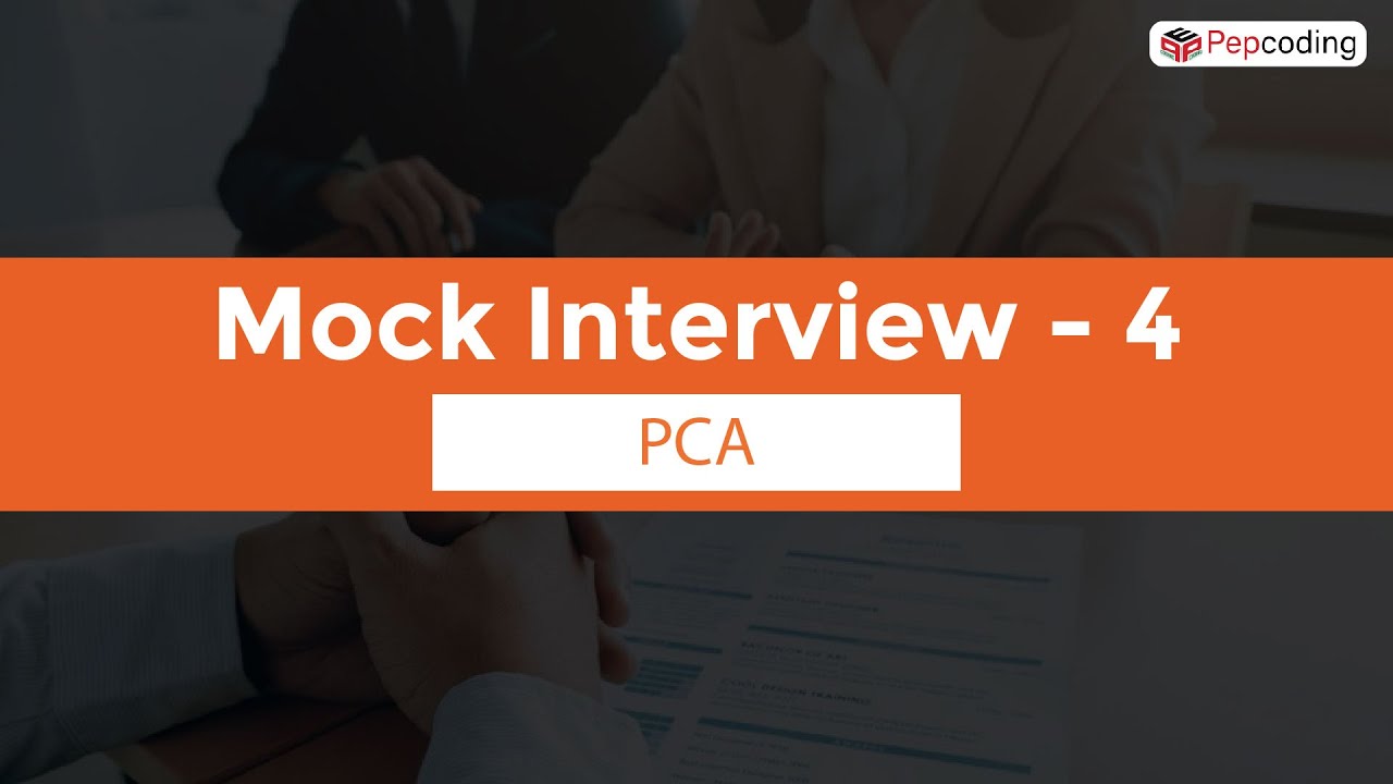 Mock Interview - 4: PCA | Mock Interview | Data Science | NADOS - YouTube