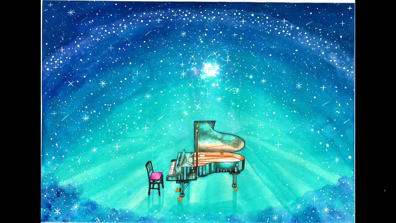 落ち着く作業用ｂｇｍ クラシック名曲 ジムノペディ第一番 作曲 エリック サティ 絵 田村健 Youtube