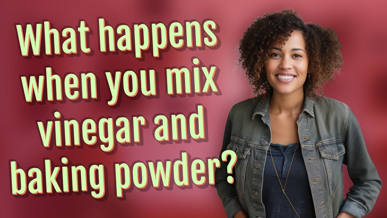 What happens when you mix vinegar and baking powder? YouTube